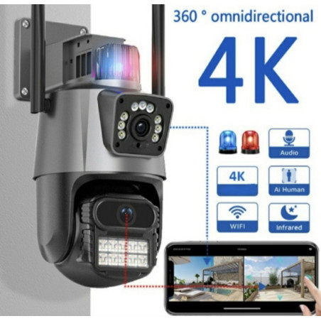 Wifi 4K Kamera , Rotirajuca